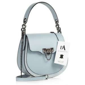 Geanta dama din piele naturala DiAmanti Marchesa Azzuro